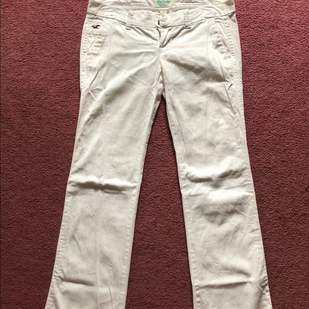 Hollister white pants